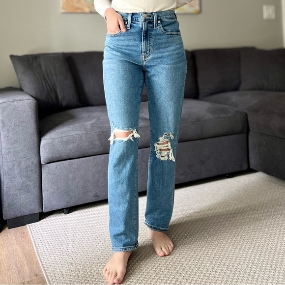 Madewell Denim - Madewell Roadtripper Slim Boy Jeans - Light Blue Wash - Size 26